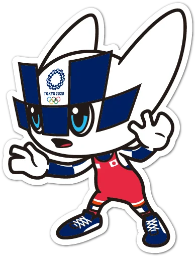 Telegram Sticker «Summer Olympics 2020 Miraitowa» 🤼