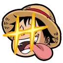 Эмодзи телеграм One Piece HD