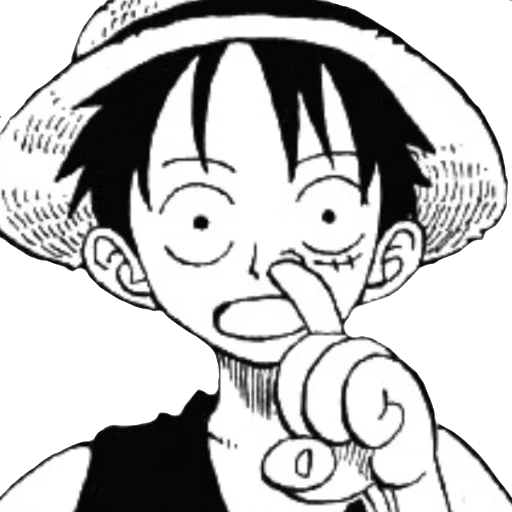 Telegram Sticker «One Piece» 😦