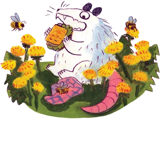 Telegram Sticker «osier_forest_opossum» 🌼