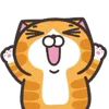 Orange Cat emoji 😆