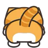Orange Cat emoji 🍑