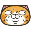 Orange Cat emoji 😥