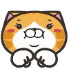 Orange Cat emoji 😅