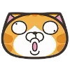 Orange Cat emoji 😵‍💫