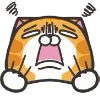 Orange Cat emoji 😩