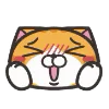 Orange Cat emoji 😆