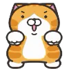 Orange Cat emoji 🕺