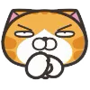 Orange Cat emoji ✊