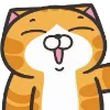 Orange Cat emoji 😌