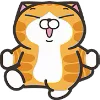 Orange Cat emoji 🕺