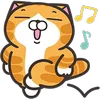 Orange Cat emoji 🎶