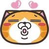 Orange Cat emoji 😘