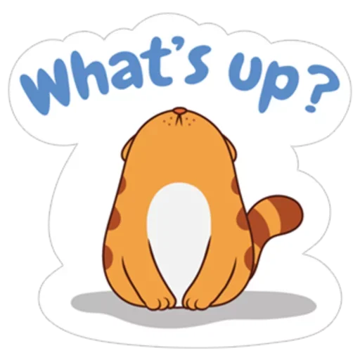 Orange Cat emoji 😗