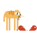 Orange Catto emoji 💔