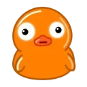 Orange Duck stiker 😱