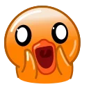 Orange Utya emoji 😱