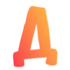 Оранжевый алфавит emoji 😀