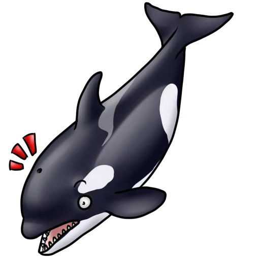 Orcas emoji 😱