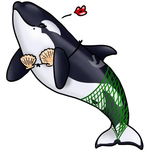 Orcas stiker 💋