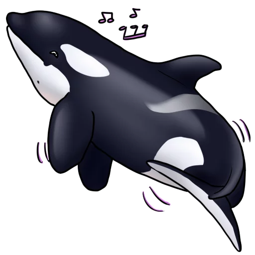 Orcas emoji 🎤