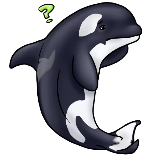 Стікер Telegram «Orcas» ❔