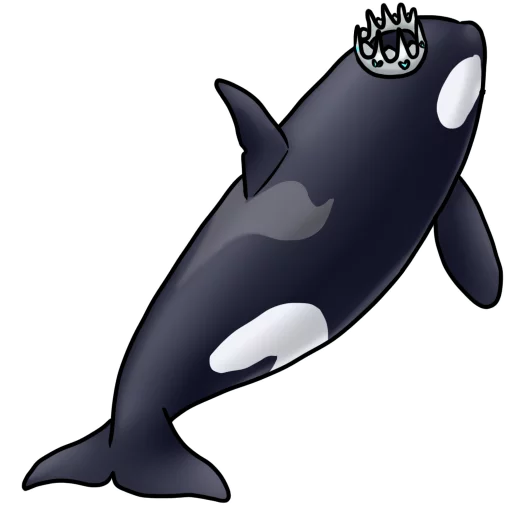 Orcas sticker 👸