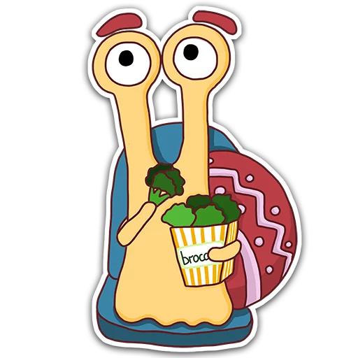Telegram Sticker «Oscar the snail» 🎬