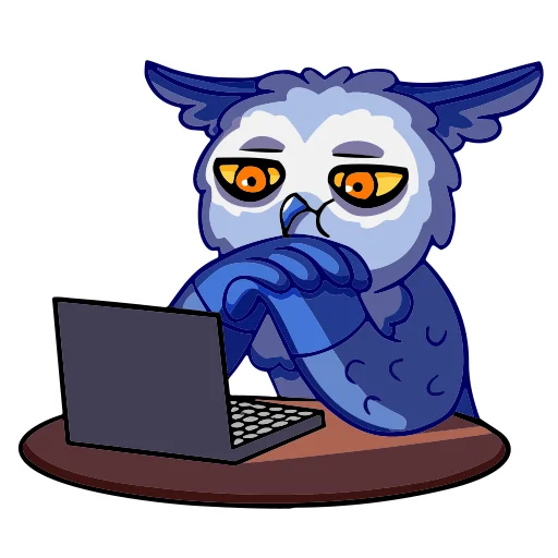 Эмодзи Owl Madness 💻