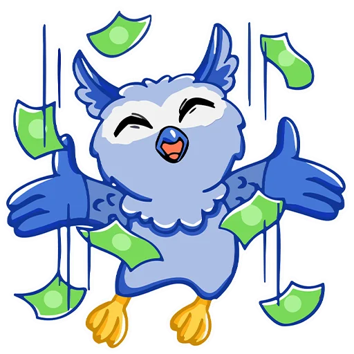 Owl Madness emoji 🤑