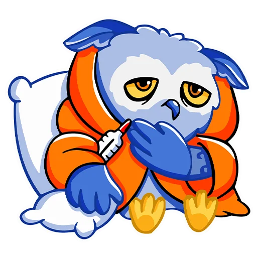 Owl Madness emoji 🤒