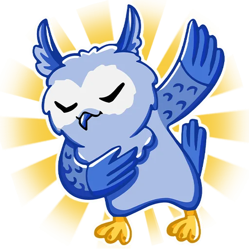 Owl Madness stiker 🤩