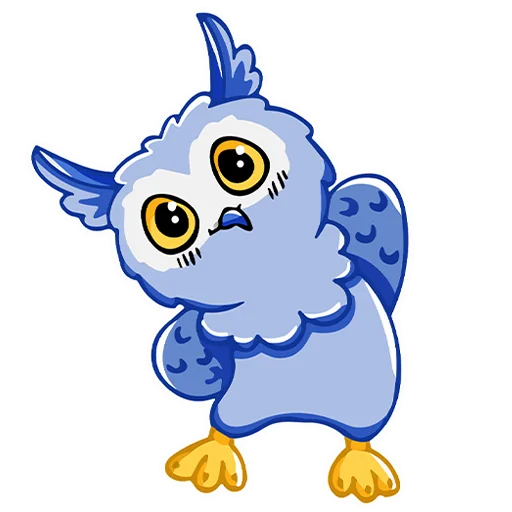 Стікер Owl Madness 😂