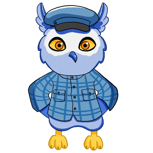 Стікер Owl Madness 🧢