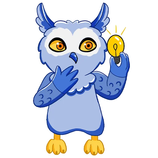 Telegram Sticker «Owl Madness» 😲