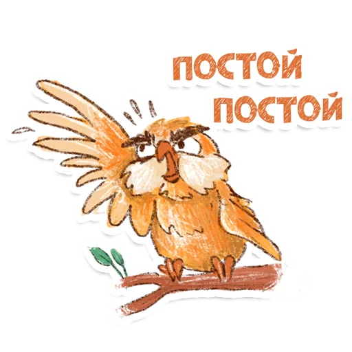 Owl  stiker 😮