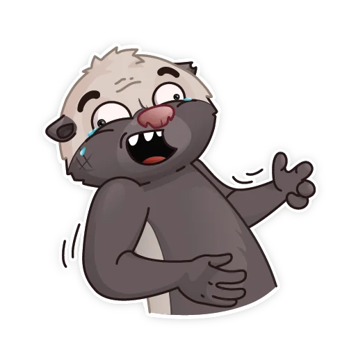 Telegram Sticker «HoneyBadger» 😂