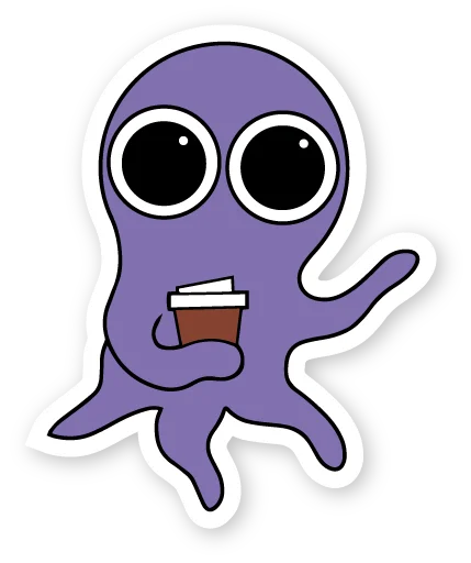 Telegram Sticker «octopus» 😶