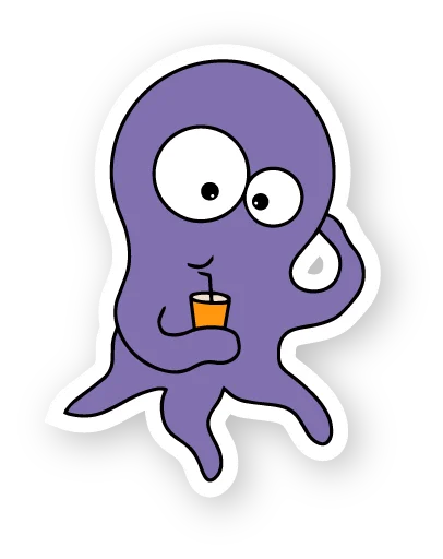 Telegram Sticker «octopus» ☺️
