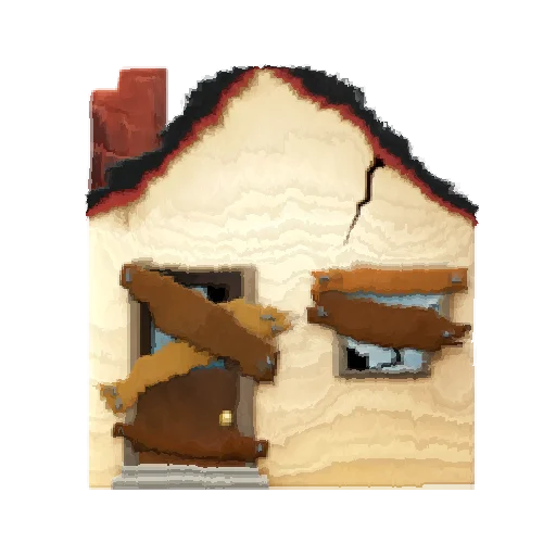 Стікер Telegram «Oh no.. [Places]» 🏚️