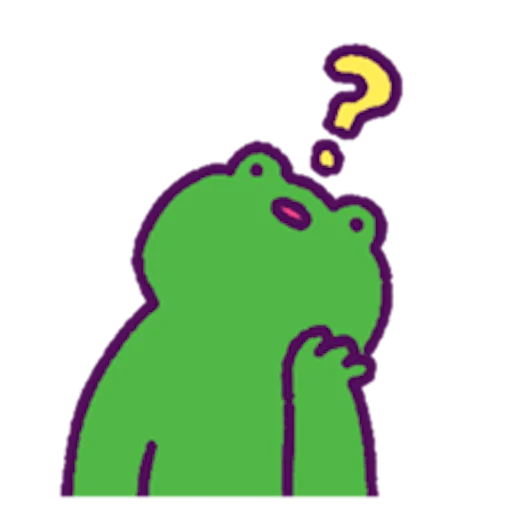 oh_my_frog emoji ❓