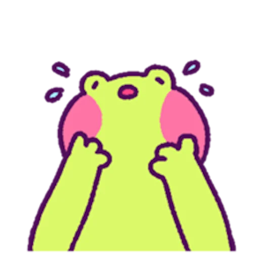 Telegram Sticker «oh_my_frog» 😳