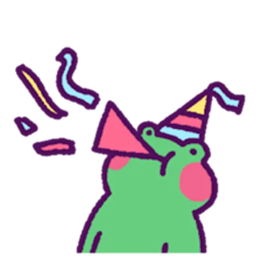 oh_my_frog emoji 🥳