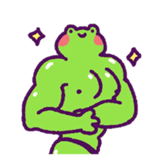 oh_my_frog stiker 💪