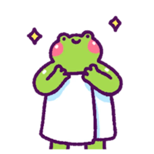Telegram stiker «oh_my_frog» 🚿
