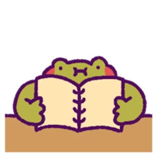 Telegram Sticker «oh_my_frog» 📖