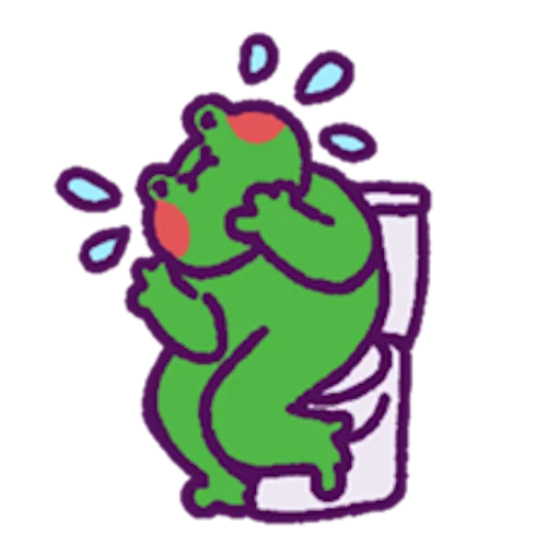 oh_my_frog stiker 🚽
