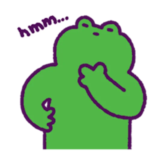 Telegram stiker «oh_my_frog» 🧐