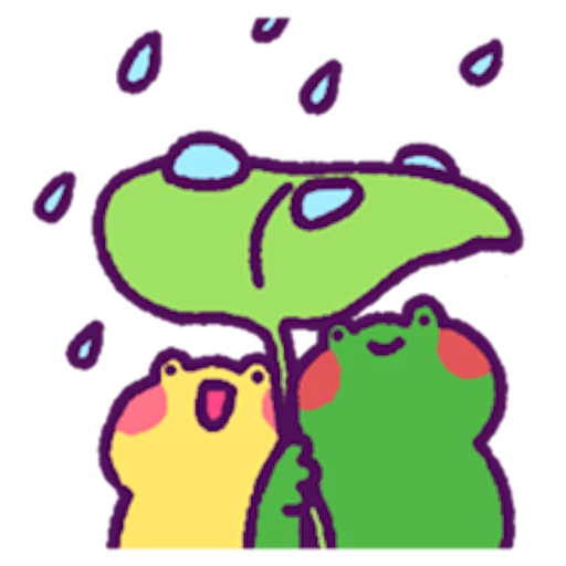 oh_my_frog stiker 🌂