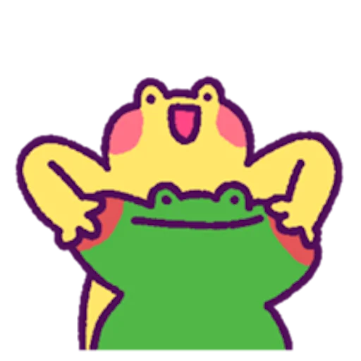 Telegram Sticker «oh_my_frog» 😁